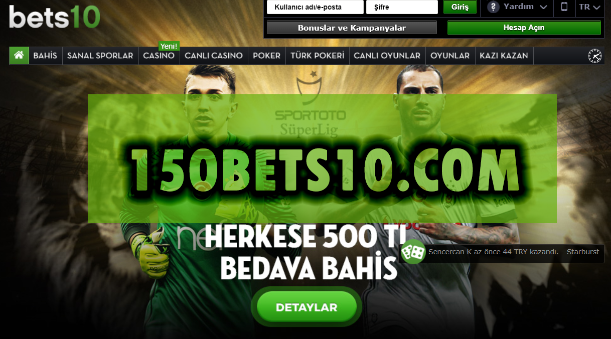 150Bets10.Com Aktif