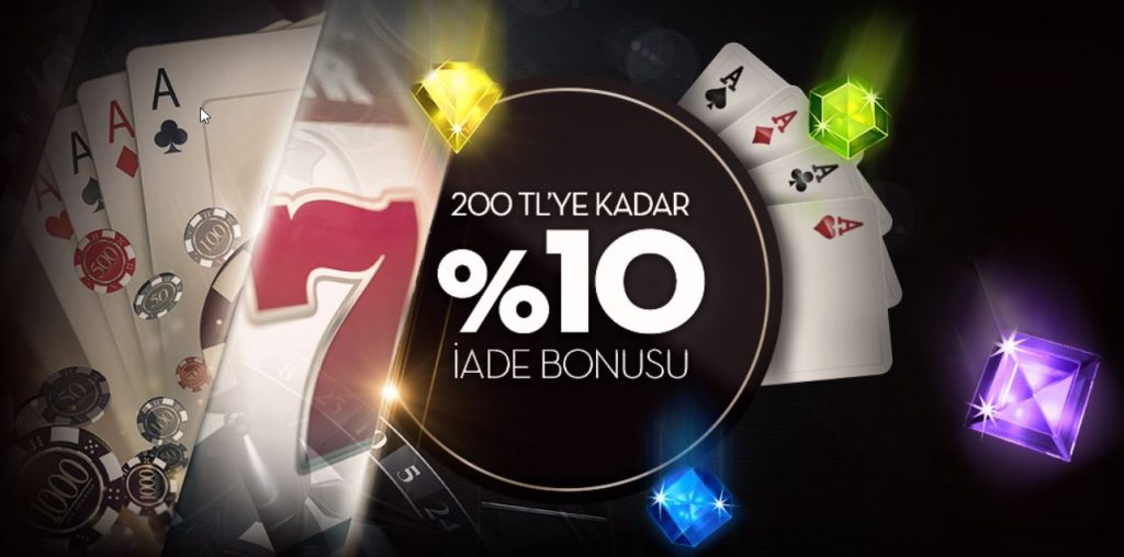 % 10 İade Bonusu Casinoda 