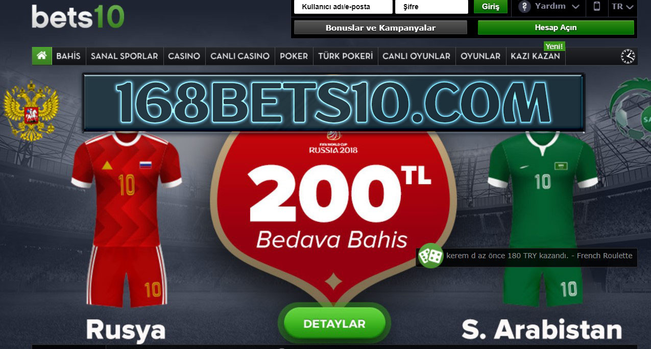 168BETS10.COM Yeni Adres Oldu